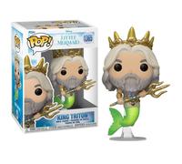 Funko Pop! Disney: The Little Mermaid - King Triton - Little Mermaid Live Action - Figura de Vinilo Coleccionable - Idea de Regalo- Mercancia Oficial - Juguetes para Niños y Adultos - Movies Fans