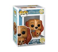 Funko pop! disney: lady and the tramp - lady with puppy - figura de vi