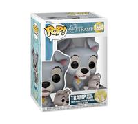 Funko Pop! Disney: Lady and The Tramp - Tramp with Puppy - Figura de Vinilo Coleccionable - Idea de Regalo - Mercancía Oficial - Juguetes para niños y Adultos - Figura Modelo para coleccionistas