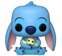 Funko Pop! Disney: Lilo & Stitch - Stitch with Turtle (Exc), Figura de Vinilo Coleccionable - 73608