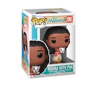 Funko Pop! Disney: Moana - Moana with Pua - Figura de Vinilo Coleccionable - Idea de Regalo - Mercancía Oficial - Juguetes para niños y Adultos - Figura Modelo para coleccionistas y exhibición