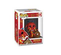 Funko Pop! Disney: Mulan - Mushu With Gong - Mulán - Figura de Vinilo Coleccionable - Idea de Regalo- Mercancia Oficial - Juguetes para Niños y Adultos - Movies Fans - Muñeco para Coleccionistas