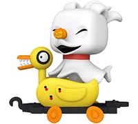 Funko POP! Disney: Nightmare Before Christmas Train-Zero In Duck Cart Collectible Toy - The Nightmare Before Christmas - Exclusivo De Amazon - Figuras Miniaturas Coleccionables Para Exhibición