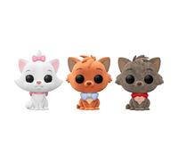 Funko Pop! Disney The Aristocats 3-Pack (Flocked) Walmart Exclusive
