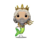 Funko Pop! Disney: The Little Mermaid - King Triton - Little Mermaid Live Action - Figura de Vinilo Coleccionable - Idea de Regalo- Mercancia Oficial - Juguetes para Niños y Adultos - Movies Fans