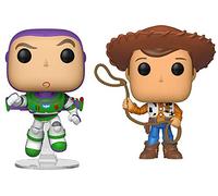 Funko Pop! Disney: Toy Story 4 - Woody and Buzz Collectible Figures Set of 2 - in Bubble Pouch