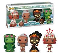 Blister 4 figuras POP Disney Vaiana Moana Exclusive