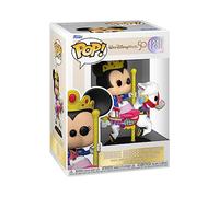 Funko Pop! Disney: WDW50- Minnie Mouse Carrousel - Disney World 50th Anniversary - Figura de Vinilo Coleccionable - Idea de Regalo- Mercancia Oficial - Juguetes para Niños y Adultos