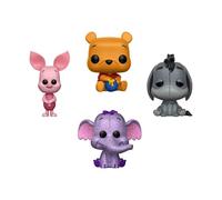 Funko Pop! Figura de Vinilo Coleccionable Disney Winnie the Pooh Piglet – Pack de 4