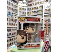 Funko Pop Eddie 1250 - Stranger Things Netflix Especial Original Vinyl +