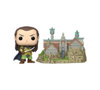 Funko Pop Elrond y Rivendell - El Señor de los Anillos, Figura de Vinilo 9 cm