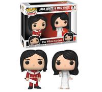 Funko Figura de vinilo Pop! Rocks The White Stripes Jack y Meg - 3.75" Pack de 2