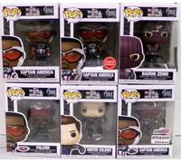 Funko Pop Falcon y El Invierno Soldado Lote De 6 Capitán América Baron Zemo Ex