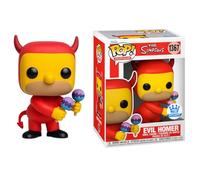 Funko Pop! - Figura de vinilo de Homero malvado de Los Simpson, 4.33 pulgadas, Maracas, exclusiva