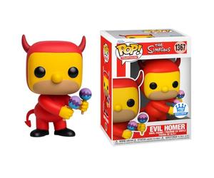 Funko Pop! - Figura de Vinilo de Homero Malvado de Los Simpson, 4.33 Pulgadas, Maracas, Exclusiva