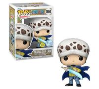 Funko Pop! Figura de Vinilo Que Brilla en la Oscuridad de Trafalgar Law con anestesia Azul
