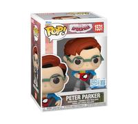 Funko Pop! Figura de vinilo, Spider-Man Peter Parker #1531, exclusivo de Entertainment Earth, serie animada de Marvel, 4.25 pulgadas