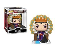 Funko Pop Deluxe: Disney Villains - Evil Queen On Throne- Figura de Vinilo Cole