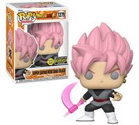 Funko Pop Figuras Dragon Ball Super Rosé Goku Black #1279 Pop Exclusive Edition - Brilla en la Oscuridad