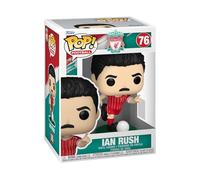 Funko Pop! Football: Liverpool FC - Ian Rush | Merchandising Oficial de Deportes - Figura de Vinilo Coleccionable para Decoración - Regalo Friki de Cumpleaños