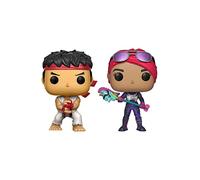 Funko Pop! Games: Fortnite - 2 Pack Ryu & Brite Bomber - Street Fighter - Figura de Vinilo Coleccionable - Idea de Regalo- Mercancia Oficial - Juguetes para Niños y Adultos - Video Games Fans