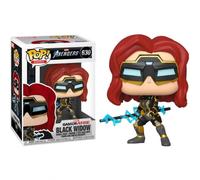Funko Pop Games Marvel Vengadores Viuda Negra Traje Stark Tech Brillo en la Oscuridad