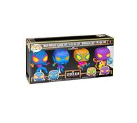 Funko Pop! Games: Miles Morales - 4 Pack - Luz Ultravioleta - Miles Morales Game- Figura de Vinilo Coleccionable - Idea de Regalo - Mercancia Oficial - Juguetes para Niños y Adultos