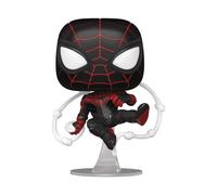 ¡Figura pop! Spider-Man Miles Morales Millas Traje Avanzado Marvel - FUNKO