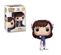 Funko Pop! Games: Overwatch-D.Va Collectible Figure - Figura de Vinilo Coleccionable - Idea de Regalo- Mercancia Oficial - Juguetes para Niños y Adultos - Video Games Fans