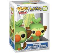 Funko Pop! Games: Pokemon - Grookey | Merchandising Oficial de Videojuegos - Figura de Vinilo Coleccionable para Decoración - Regalo Friki de Cumpleaños
