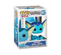 Funko Pop! Games: Pokemon - Vaporeon | Merchandising Oficial de Videojuegos - Figura de Vinilo Coleccionable para Decoración - Regalo Friki de Cumpleaños