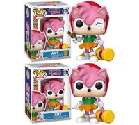 Funko pop! games: sonic the hedgehog - amy rose - 1/6 de probabilidade