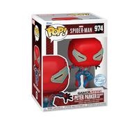 Funko Pop! Games: Spider-Man 1- Peter Parker - (Velocity Suit) - Marvel Comics - Cómics Marvel - Figura de Vinilo Coleccionable - Idea de Regalo - Mercancia Oficial - Juguetes para Niños y Adultos