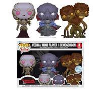 Funko POP! Games: Vecna, Mind Flayer, Demogorgon (Dungeons & Dragons) Special Edition