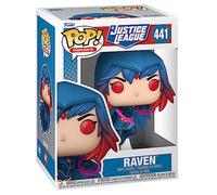 Funko Pop! Heroes: DC Comics - Raven - Amazon Exclusive | Merchandising Oficial de Superheroes - Figura de Vinilo Coleccionable para Decoración - Regalo Friki de Cumpleaños