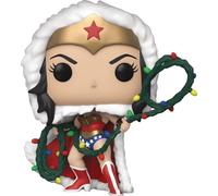 Funko Pop! Heroes: DC Holiday - Wonder Woman with Lights Lasso Comics WW - DC Comics - Figura de Vinilo Coleccionable - Idea de Regalo- Mercancia Oficial - Juguetes para Niños y Adultos
