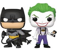 Funko Pop Héroes De DC: Batman Caballero Blanco: Paquete De Batman Y Joker