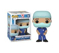 FUNKO POP! HEROES - FRONT LINE WORKERS ENFERMERO / MEDICO 1, 54046, TIENDA CON LICENCIA OFICIAL, FIGURA, JUGUETE, CABEZÓN, VINILO, MUÑECO, DOCTOR, SANITARIO