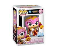 Funko Figura de vinilo coleccionable Pop! Heroes Amy Rose/WW híbrida Sonic+DC Comics Oficial
