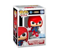 Funko POP! Heroes: Justice League & Sonic - Knuckles as Superman | Merchandising Oficial de Videojuegos - Figura de Vinilo Coleccionable para Decoración - Regalo Friki de Cumpleaños