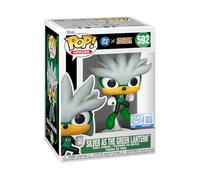 Funko Pop! Heroes: Justice League & Sonic - Silver as The Green Lantern - Sonic + DC Comics - Figura de Vinilo Coleccionable - Idea de Regalo - Mercancia Oficial