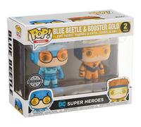 Funko Pop Héroes Pack Doble DC Blue Beetle & Booster Gold Exclusivo