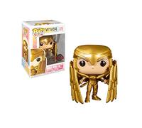 Figura Funko Pop Wonder Woman Traje Dorado Metálico 9 cm Caja Original