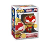 Funko Pop Holiday - Captain Marvel - Marvel Comics - Cómics Marvel - Figura de