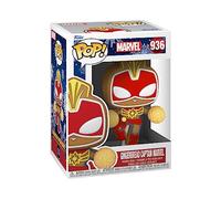 Funko Pop! Holiday - Captain Marvel - Marvel Comics - Cómics Marvel - Figura de Vinilo Coleccionable - Idea de Regalo- Mercancia Oficial - Juguetes para Niños y Adultos - Comic Books Fans