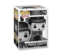 Funko - Pop! Icons Figura de vinilo Charlie Chaplin - Oficial, idea de regalo