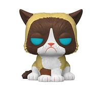 Funko Pop Icons Grumpy Cat (Flocked) #60 - Figura Pop de edición Especial Exclusiva