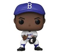 Funko - Funko Pop! Iconos Figura de Vinilo Coleccionable Jackie Robinson MLB Dodgers Bronce Chase