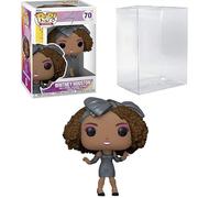 Funko Pop! Icons Whitney Houston (How Will I Know) con funda protectora Ecotek