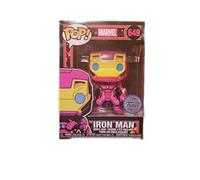 ¡Figura pop! Iron-Man Marvel Luz Negra - FUNKO